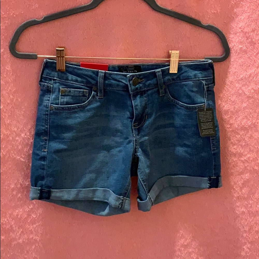 Denim shorts